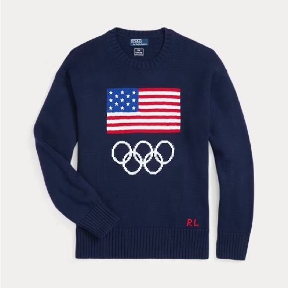 🇺🇸✨💙 NWT Polo Ralph Lauren Team USA Flag Sweater 🇺🇸✨💙 - Picture 5 of 5